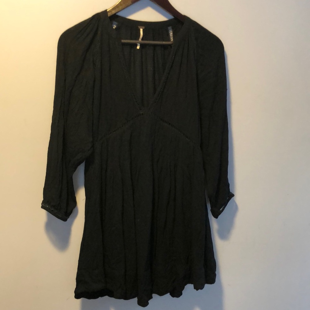 Free People Black Mini Dress